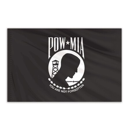 Global Flags Unlimited POW MIA Indoor Nylon Flag 5'x8' 203888